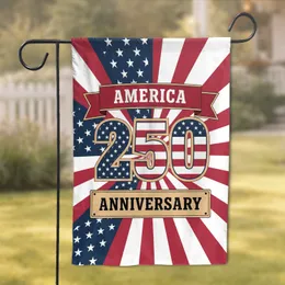 America 250th Anniversary Flag 1776-2026 - Independence Day Patriotic Gift for Veterans Garden Flag