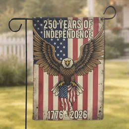 Bald Eagle American Flag 1776-2026 - USA 250th Anniversary Patriotic Gift for Veterans Garden Flag