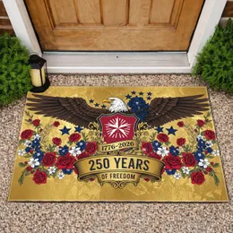 Bald Eagle Patriotic Crest 1776-2026 - USA 250th Anniversary Independence Day Doormat
