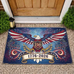 Bald Eagle American Flag 1776-2026 - USA 250th Anniversary Patriotic Celebration Doormat