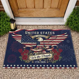 Bald Eagle We The People American Flag 1776-2026 - USA 250th Anniversary Patriotic Doormat