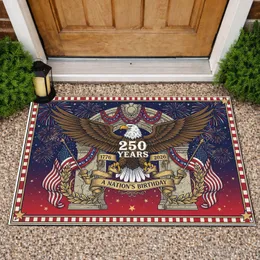 Bald Eagle American Flag 1776-2026 - USA 250th Anniversary Patriotic Celebration Doormat