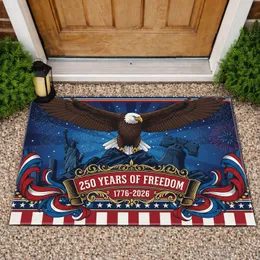 Bald Eagle American Flag 1776-2026 - USA 250th Anniversary Independence Day Gift for Veterans Doormat