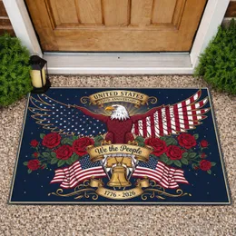 Bald Eagle American Flag We The People 1776-2026 - USA 250th Anniversary Independence Day Doormat