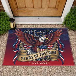 Bald Eagle American Flag 1776-2026 - USA 250th Anniversary Independence Day Patriotic Gift Doormat