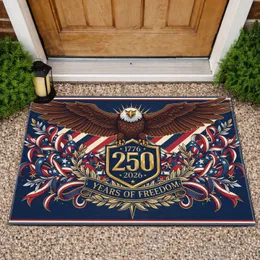 Bald Eagle American Flag 1776-2026 - USA 250th Anniversary Independence Day for Veterans Doormat
