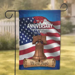 Liberty Bell We The People American Flag 1776-2026 - USA 250th Anniversary Patriotic Gift Garden Flag
