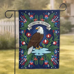 Bald Eagle American Flag 1776-2026 - USA 250th Anniversary Independence Day Patriotic Gift Garden Flag