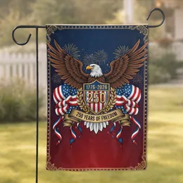 Bald Eagle American Flag 1776-2026 - USA 250th Anniversary Independence Day Gift for Veterans Garden Flag