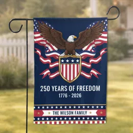 Bald Eagle American Flag 1776-2026 - USA 250 Years of Freedom Gift for Veterans Garden Flag