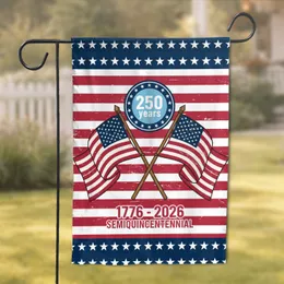 Betsy Ross American Flag 1776-2026 - USA 250th Anniversary Patriotic Stars Garden Flag