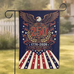 Bald Eagle American Flag 1776-2026 - USA 250th Anniversary Independence Day Gift Garden Flag