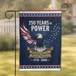 Bald Eagle American Flag 1776-2026 - USA 250th Anniversary Patriotic Gift for Veterans Garden Flag