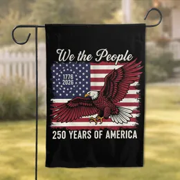 Bald Eagle American Flag We The People 1776-2026 - USA 250th Anniversary Patriotic Gift Garden Flag