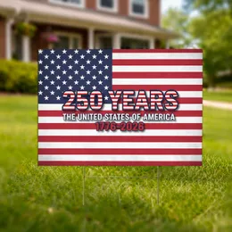 250 Years United States American Flag 1776-2026 – USA 250th Anniversary Decor Yard Sign