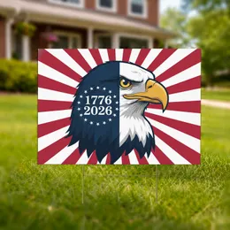 Bald Eagle American Flag 1776-2026 Betsy Ross - USA 250th Anniversary Independence Day Yard Sign
