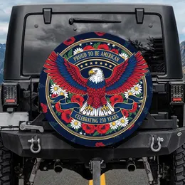 Bald Eagle American Flag 1776-2026 - USA 250th Anniversary Patriotic Gift for Dad Spare Tire Cover