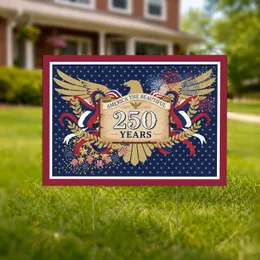Bald Eagle America The Beautiful 1776-2026 - USA 250th Anniversary Patriotic Gift Yard Sign