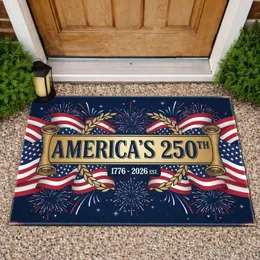 America's 250th Anniversary Flag - USA 1776-2026 Patriotic Celebration for Veterans Doormat