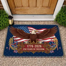 Bald Eagle American Flag 1776-2026 - USA 250th Anniversary Liberty Commemoration Doormat