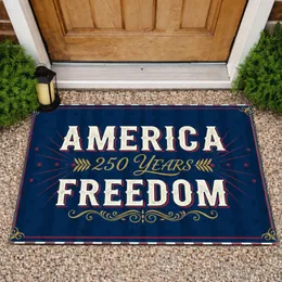 America 250 Years Freedom 1776-2026 - Patriotic Anniversary Heritage Celebration Display Doormat