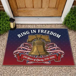 Liberty Bell Patriotic Ring In Freedom - USA 250th Anniversary 1776-2026 Gift for Veterans Doormat