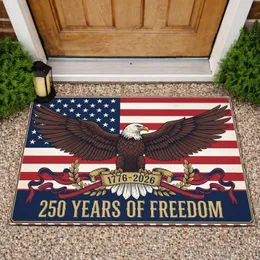 Bald Eagle American Flag 1776-2026 - USA 250th Anniversary Independence Day Gift for Veterans Doormat