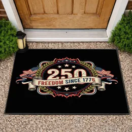 Star Spangled 250 Emblem Freedom 1776 Banner - USA 250th Anniversary Patriotic Flag 1776-2026 Doormat