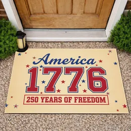 America 1776 - 250 Years of Freedom (1776-2026) - USA Patriotic Anniversary Gift Doormat