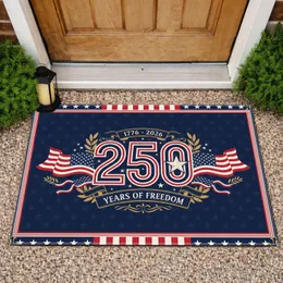 250 Years of Freedom Emblem American Flag 1776-2026 - USA 250th Anniversary Historic Doormat