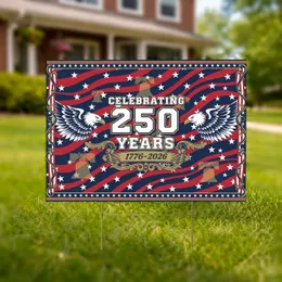 250 Years 1776-2026 Bald Eagle - USA 250th Anniversary Independence Day Gift Yard Sign