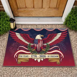 Bald Eagle American Flag 1776-2026 - USA 250 Years Freedom Independence Day Doormat