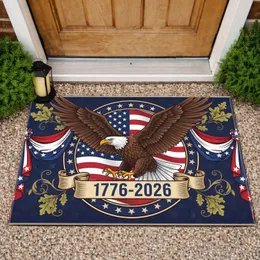 Bald Eagle American Flag 1776-2026 - USA 250th Anniversary Gift for Veterans Doormat