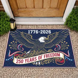Bald Eagle 1776-2026 250 Years of Freedom - USA Patriotic Heritage Celebration Doormat