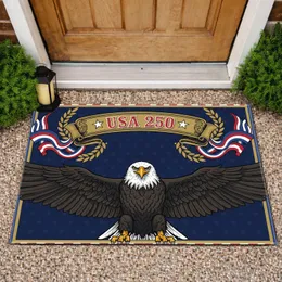 Bald Eagle USA 250 Anniversary 1776-2026 - Independence Day Freedom Celebration Doormat