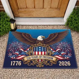 Bald Eagle American Flag 1776-2026 - USA 250th Anniversary Independence Day Gift for Veterans Doormat