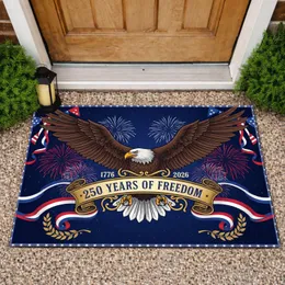 Bald Eagle American Flag 1776-2026 - USA 250th Anniversary Patriotic Freedom Art Doormat