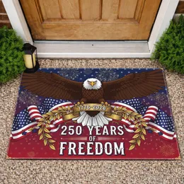 Bald Eagle American Flag 1776-2026 - USA 250th Anniversary Independence Day for Veterans Doormat