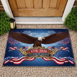 Bald Eagle American Flag 1776-2026 - USA 250th Anniversary Independence Day Gift Doormat