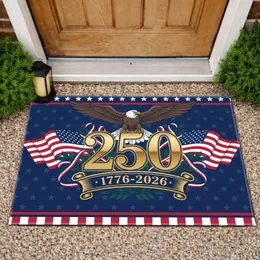 Bald Eagle American Flag 250th Anniversary 1776-2026 - Independence Day Gift for Veterans Doormat