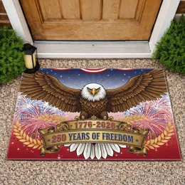 Bald Eagle American Flag 1776-2026 - USA 250th Anniversary Patriotic Celebration Doormat