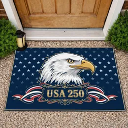 Bald Eagle USA 250th Anniversary 1776-2026 - Patriotic Freedom Celebration Decor Doormat