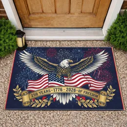 Bald Eagle American Flag 1776-2026 - USA 250th Anniversary Freedom Day Gift for Veterans Doormat
