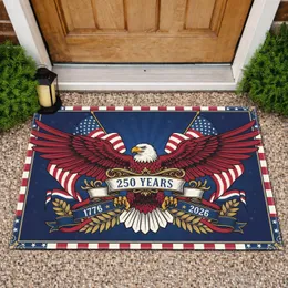 Bald Eagle American Flag 1776-2026 - USA 250th Anniversary Patriotic Yard Art Doormat