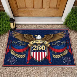 Bald Eagle American Flag 250th Anniversary 1776-2026 - USA Independence Day Gift for Veterans Doormat