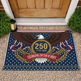 Bald Eagle American Flag 1776-2026 - USA 250th Anniversary Patriotic Liberty Shield Doormat
