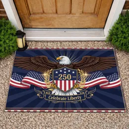 Bald Eagle American Flag 1776-2026 - USA 250th Anniversary Gift for Veterans Doormat