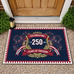 Patriotic Shield 1776-2026 - USA 250th Anniversary Freedom & American Heritage Doormat