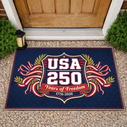 USA 250 Years of Freedom 1776-2026 Patriotic Shield - Anniversary Gift for Veterans Doormat
