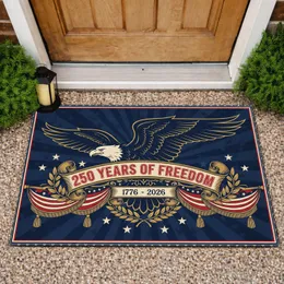 Bald Eagle American Flag 1776-2026 - USA 250th Anniversary Independence Day Decor Doormat
